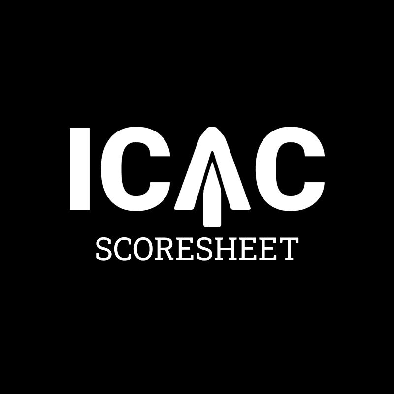 ICAC Scoresheet